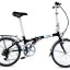 Ford by Dahon Taurus 2.0 7-Speed Folding Bicycle, Black, 11" x 20"