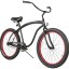 Firmstrong Bruiser 3.0 Man Single Speed Beach Cruiser Bicycle, 26-Inch, Matte Black