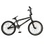 KHE Bikes Equilibrium 2 BMX Bicycle, Matte Black, (Wheel Size 20-Inch)