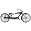 Micargi GTS Beach Cruiser Bike, Black Puma, 26-Inch