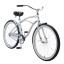 Mantis Beach Hopper Cruiser Bike, 26 inch Wheels, 18 inch Frame, Men's Bike, Silver
