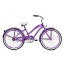 Micargi Rover Beach Cruiser Bike, Purple, 24-Inch