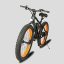 26" New Electric Fat Tire Bike Beach Snow Bicycle ebike 48v 500w Black/Orange 2016 electric moped