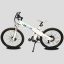 E-go 26" Inch White Electric Bicycle City E Bike 48v 500w Moped Pedal Assist