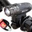 Super Bright USB Rechargeable Bike Light - Blitzu Gator 320 POWERFUL Bicycle Headlight - TAIL LIGHT INCLUDED. 320 Lumens LED Front Light. Waterproof, Easy Installation for Cycling Safety Flashlight