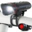 SUPER BRIGHT USB Rechargeable Bike Light- Cycle Torch Shark 300 Bicycle HeadLight- TAIL LIGHT Included- 300 Lumens LED Front Light, Fits ALL Bikes, Quick Release Flashlight Set